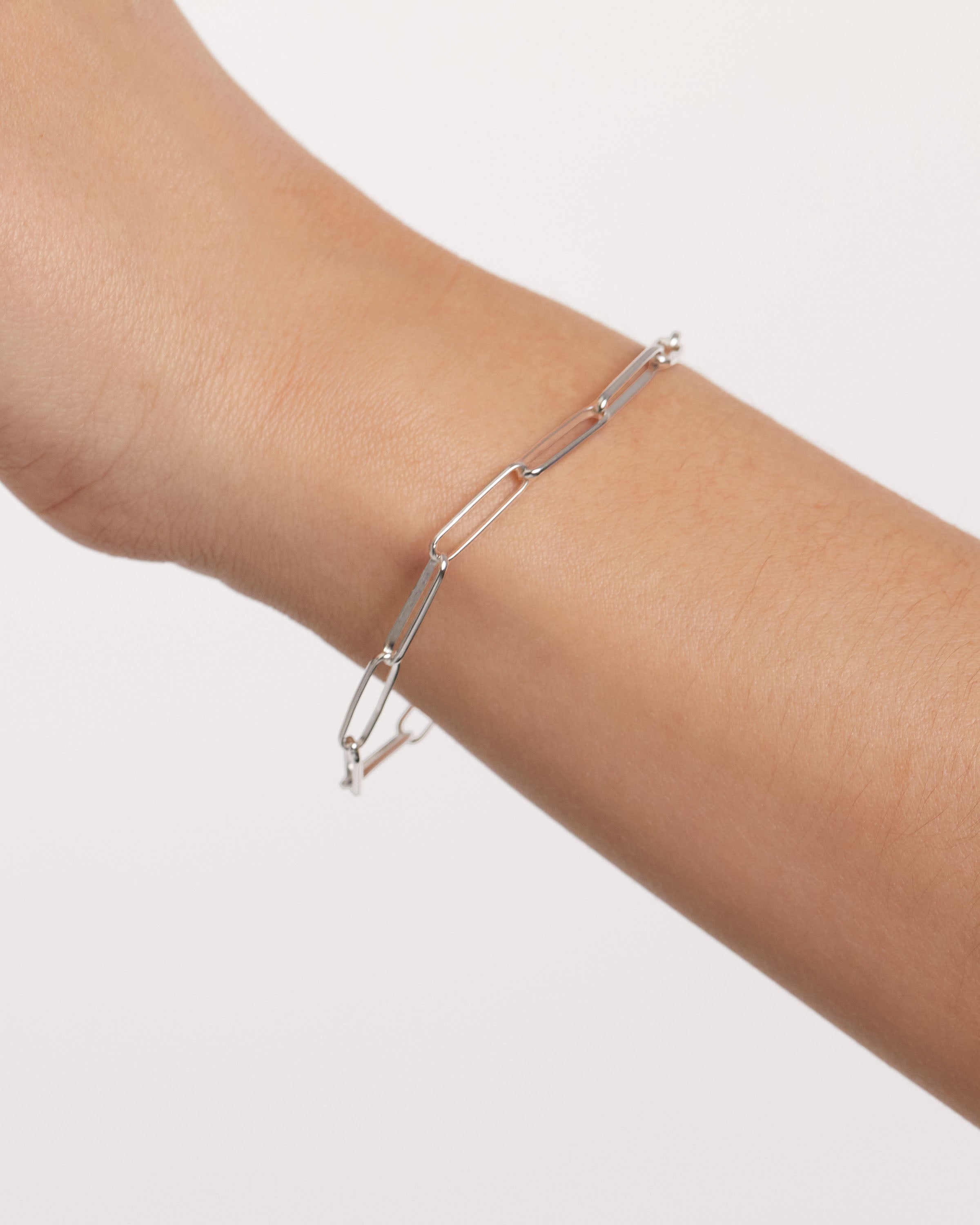 Big Statement Chain Silver Bracelet for Women - Elegant Chunky Link Cuff Bangle Jewelry - Perfect for Parties, Weddings & Everyday Wear