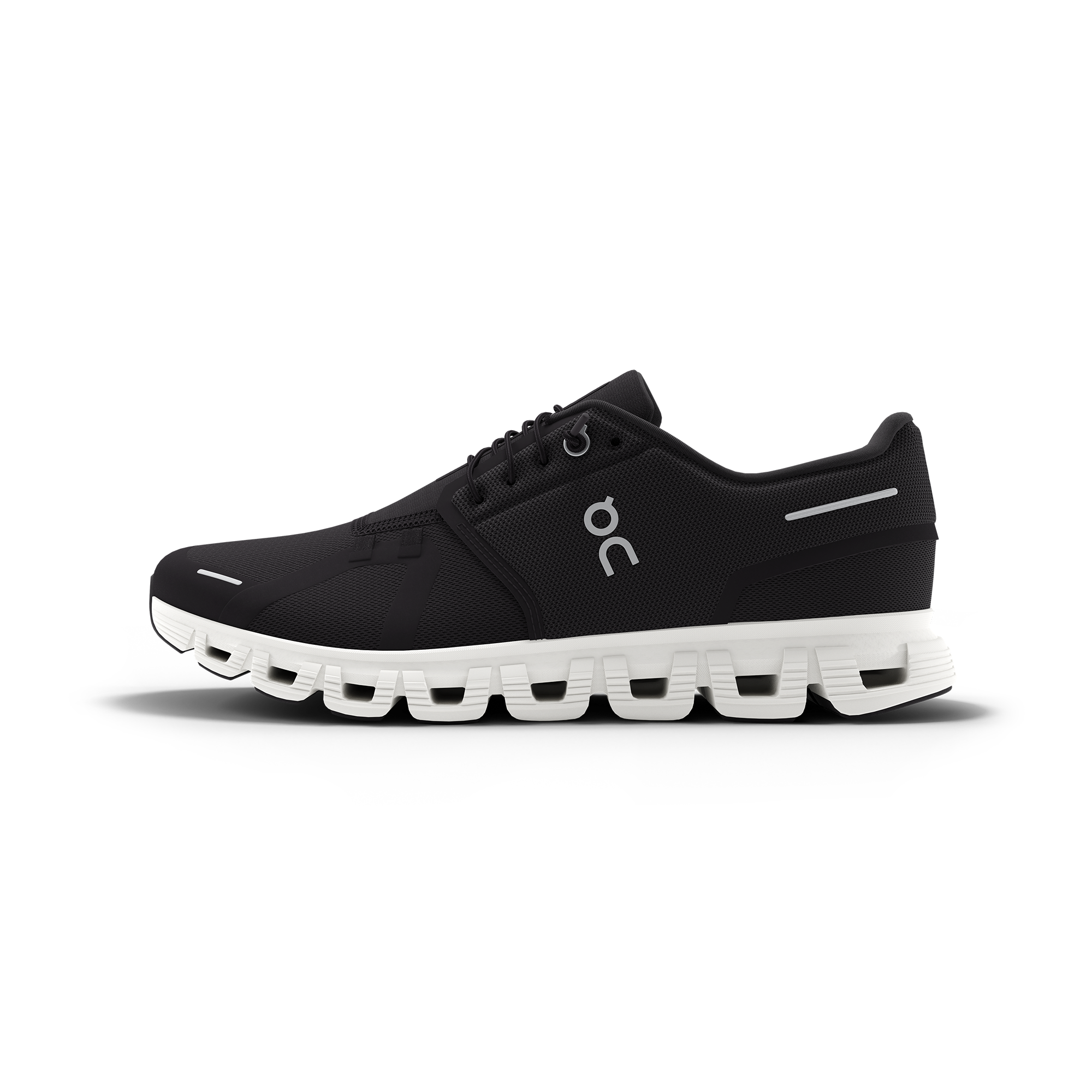 Women's Cloud 6 Running Shoes - Lightweight & Breathable Black/White Sneakers for Walking, Jogging & Gym Workouts