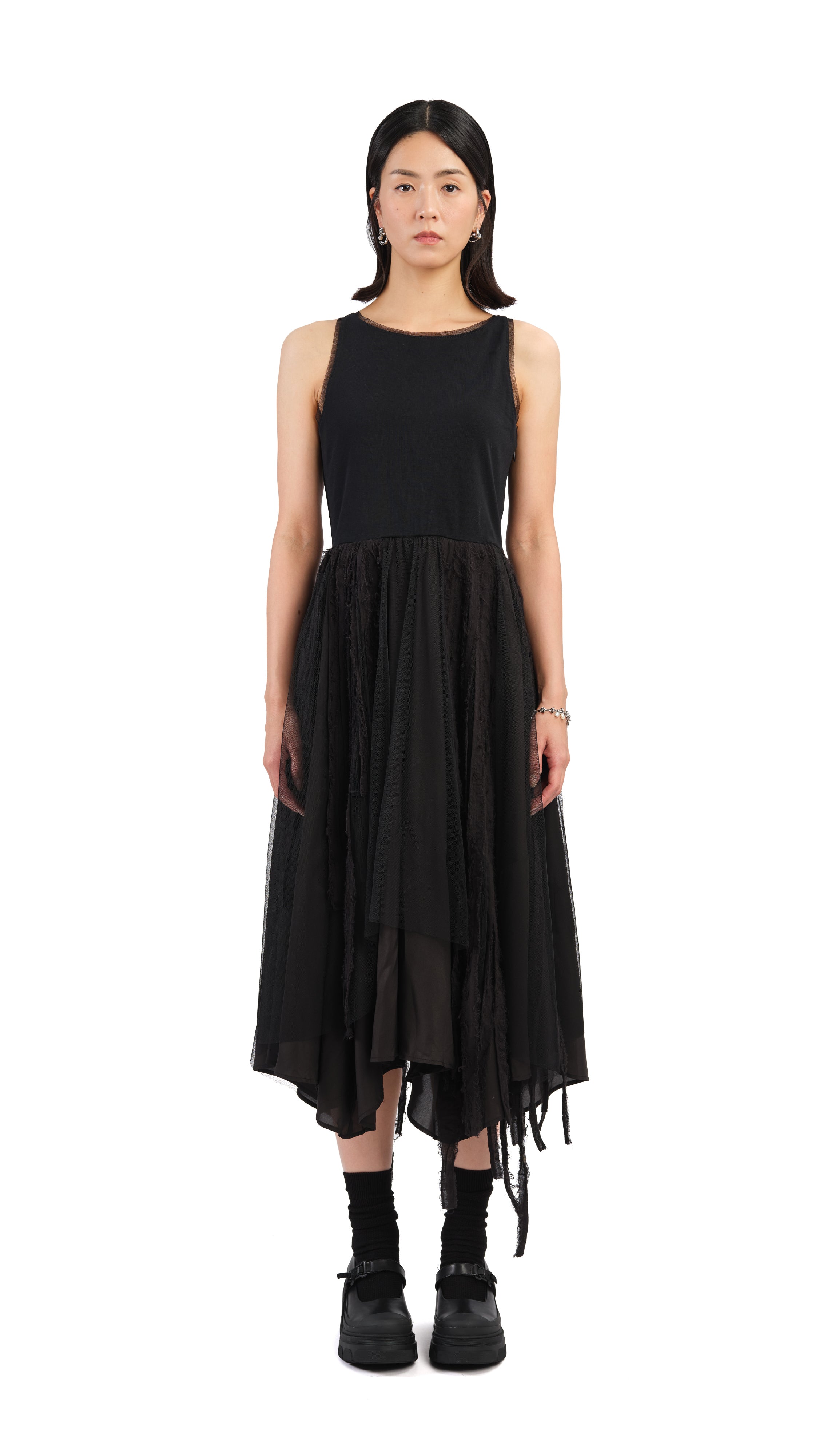 Stylish Mesh Patchwork Dress for Women - Trendy Summer Casual & Party Wear - Perfect for Beach Outings, Date Nights & Special Occasions