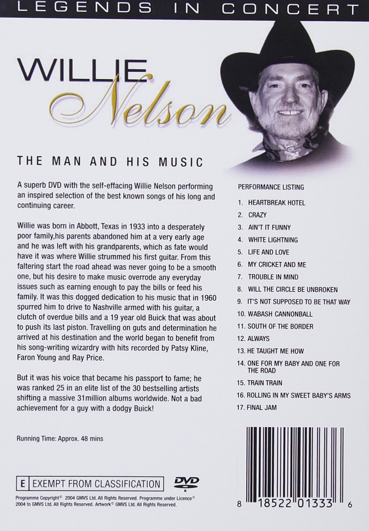 Willie Nelson: The Man and His Music - Biography & Best Songs Collection | Country Music Legend | Perfect for Fans, Collectors & Music Lovers