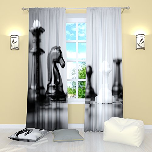 Black White Curtains 23