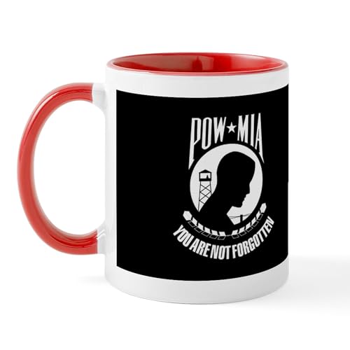 White/Red Inside - POW MIA Military Flag Mug