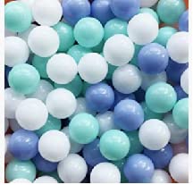 170 Count Blue Ocean Ball Pit Balls for Kids - Soft Plastic Play Tent & Pool Balls for Birthday Parties, Playground, Indoor Play - Safe Toddler Toys (180 Pack) - Perfect for Playrooms, Daycares & Backyard Fun