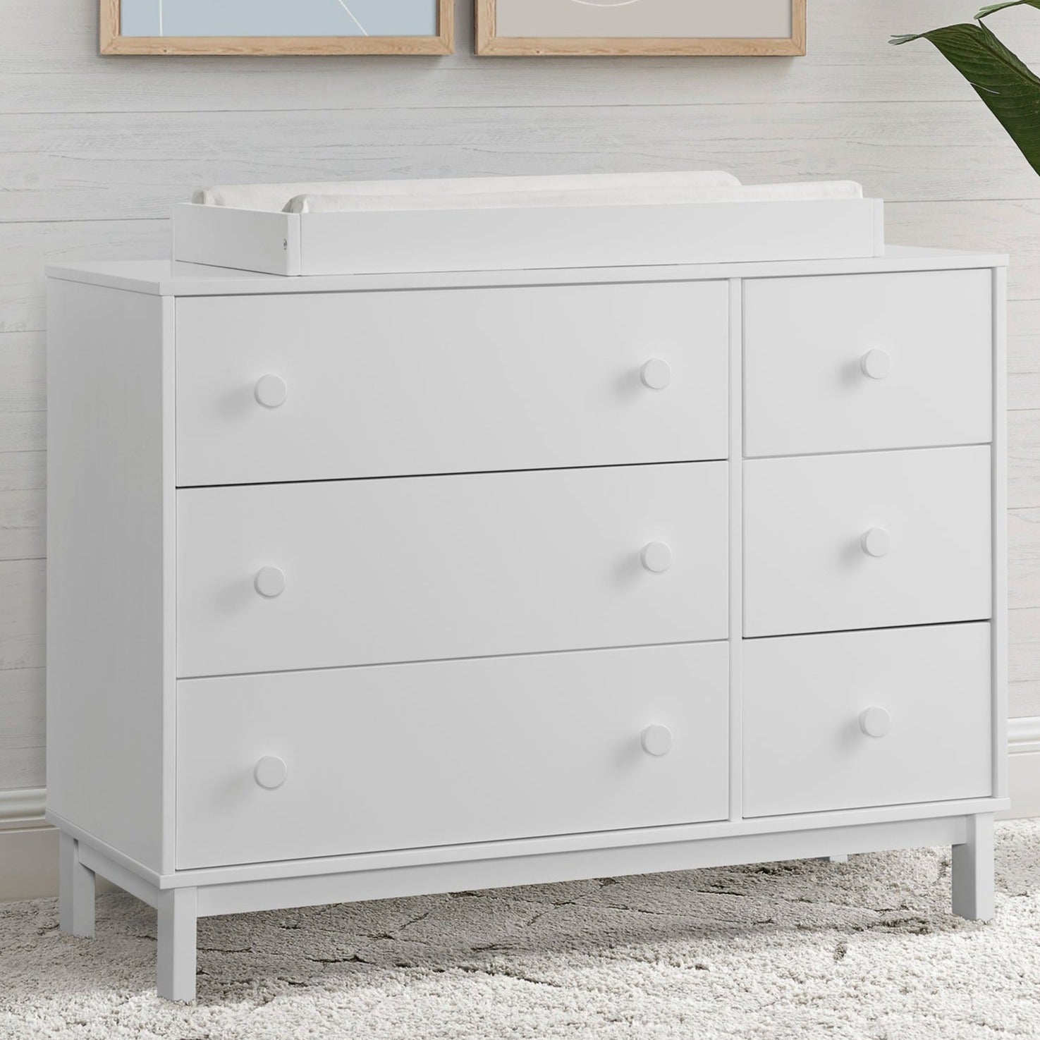 BabyGap Legacy 6-Drawer Dresser - Nursery Storage Solution for Baby Clothes, Diapers & Essentials | Perfect for Newborns & Toddlers