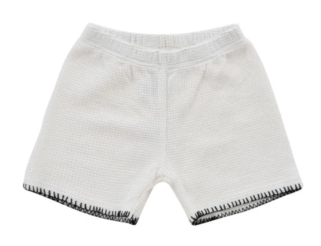 KIPP AIDEN Crochet Shorts for Girls - Breathable Summer Shorts (2-6 Years) - Perfect for Beach, Playdates & Casual Outfits