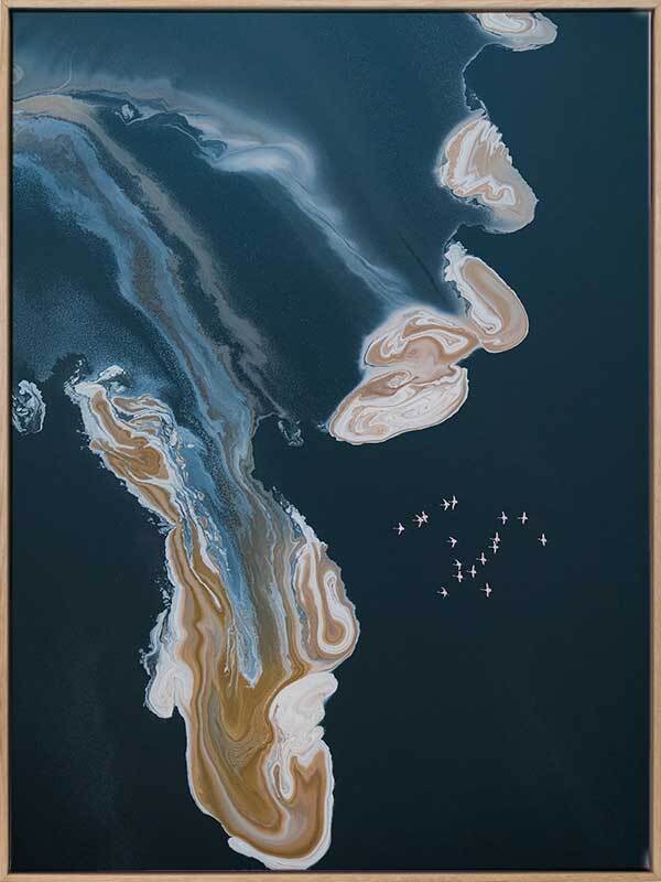 Birds Eye View Canvas Art Print - Stunning Aerial Landscape Wall Decor for Living Room, Bedroom & Office