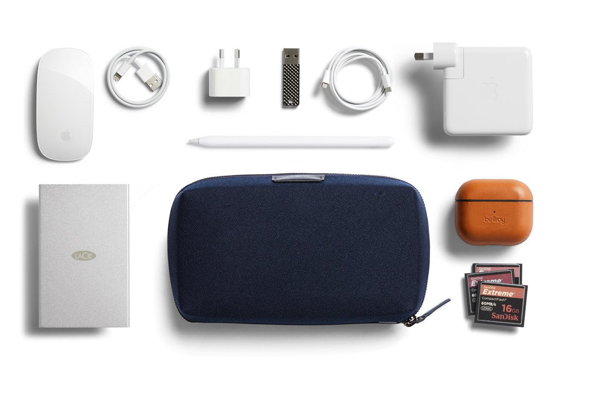 Bellroy Tech Kit - Premium Travel Organizer for Cables, Chargers & Accessories | Perfect for Business Trips, Commuting & Daily Use