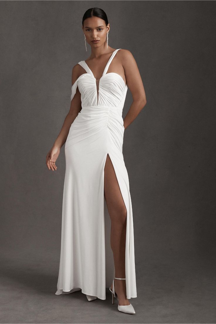 BHLDN Rish Cleo Wedding Gown - Elegant Lace Bridal Dress for Boho & Beach Weddings - Perfect for Outdoor & Destination Ceremonies
