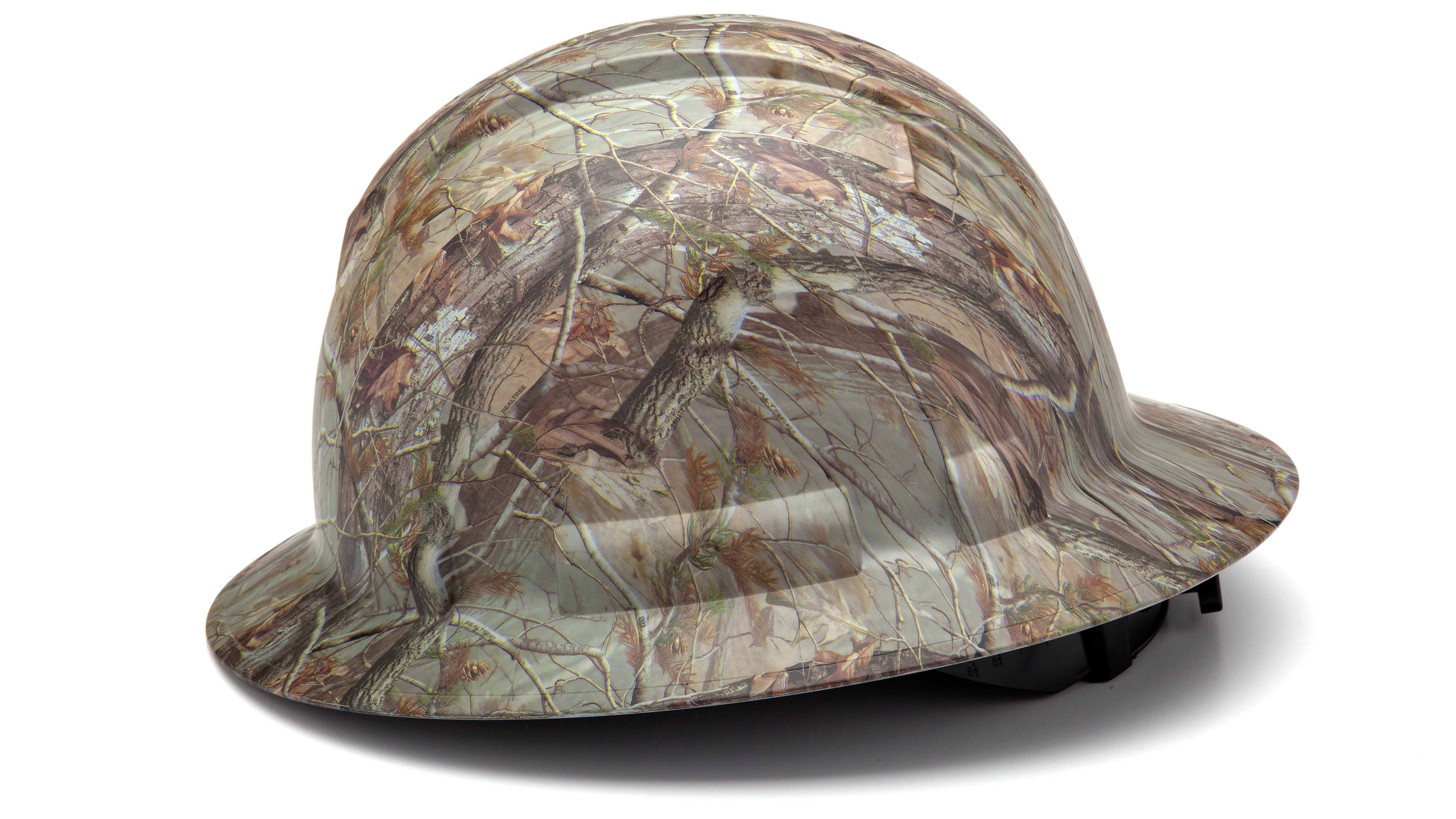 Pyramex Full Brim Graphite Hard Hat with Camo Matte Finish - ANSI Certified Safety Helmet for Construction, Industrial & Outdoor Work