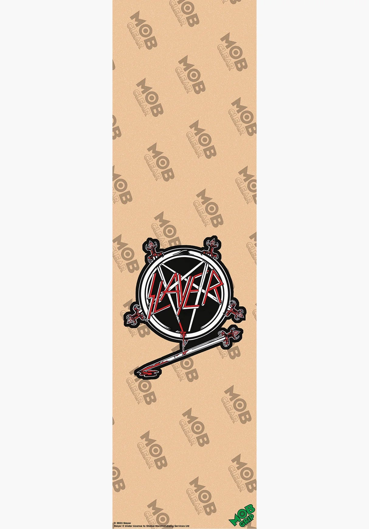 Premium Clear Grip Tape for Skateboards & Longboards - Non-Slip Mob Slayer Deck Protection - Ideal for Street Skating, Tricks & Board Customization