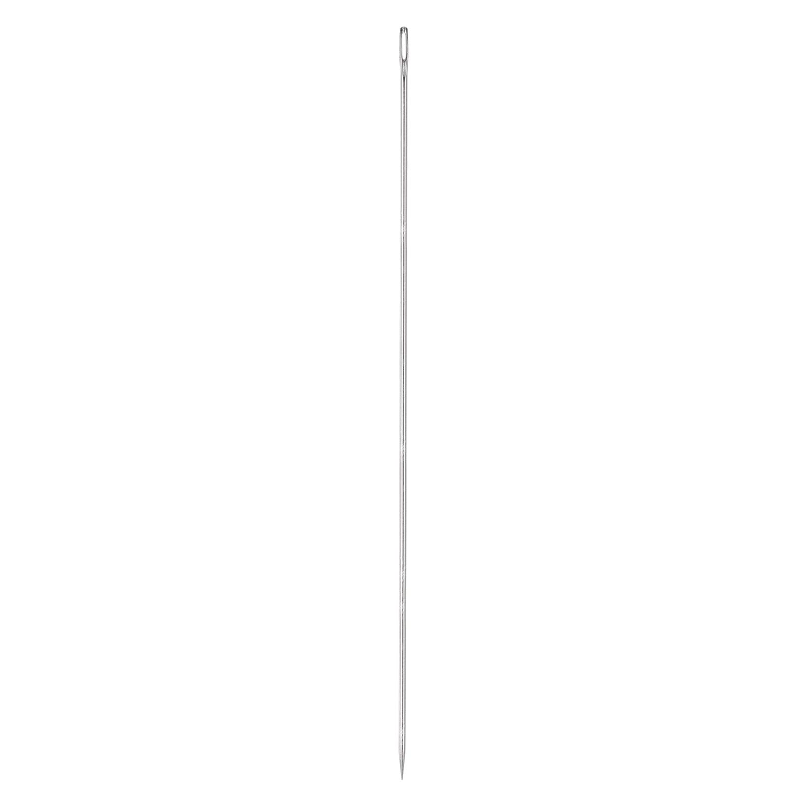HARFINGTON 12 Inch Upholstery Needles - Large Eye Stainless Steel Hand Sewing Needles for Leather, Tapestry, Embroidery, Tufting | Perfect for DIY Home Projects, Furniture Repair, Carpet Webbing & Crafting