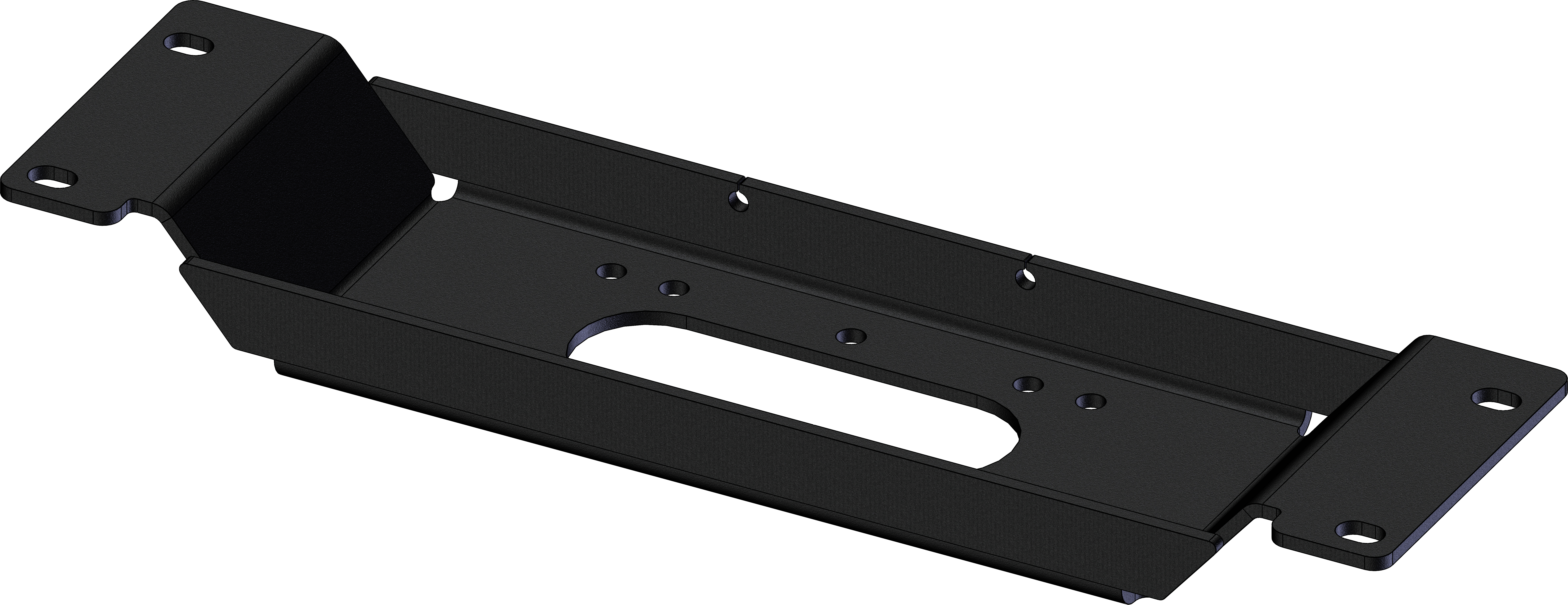 Polaris Ranger SP 570 Winch Mount Kit - Heavy Duty Front Bumper & Winch Plate for Off-Road Vehicles - Perfect for ATV, UTV, and Utility Work Trucks
