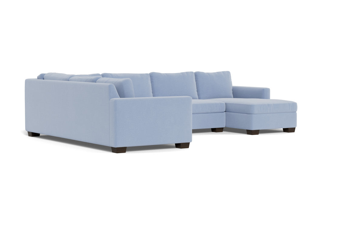 Track 141 Corner Sectional Sofa with Full Sleeper & Right Chaise - Modern L-Shaped Couch for Small Spaces, Living Room, Apartment & Home Theater Comfort