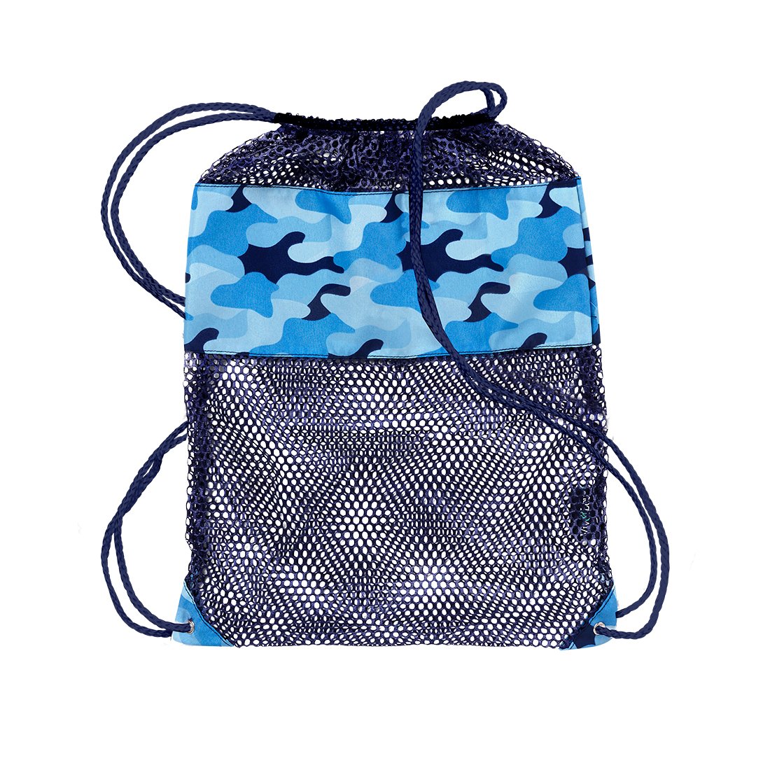 Customizable Mesh Drawstring Backpack - Lightweight Camo Sackpack for Gym, Beach & Travel | Personalized Sports Bag for Men & Women