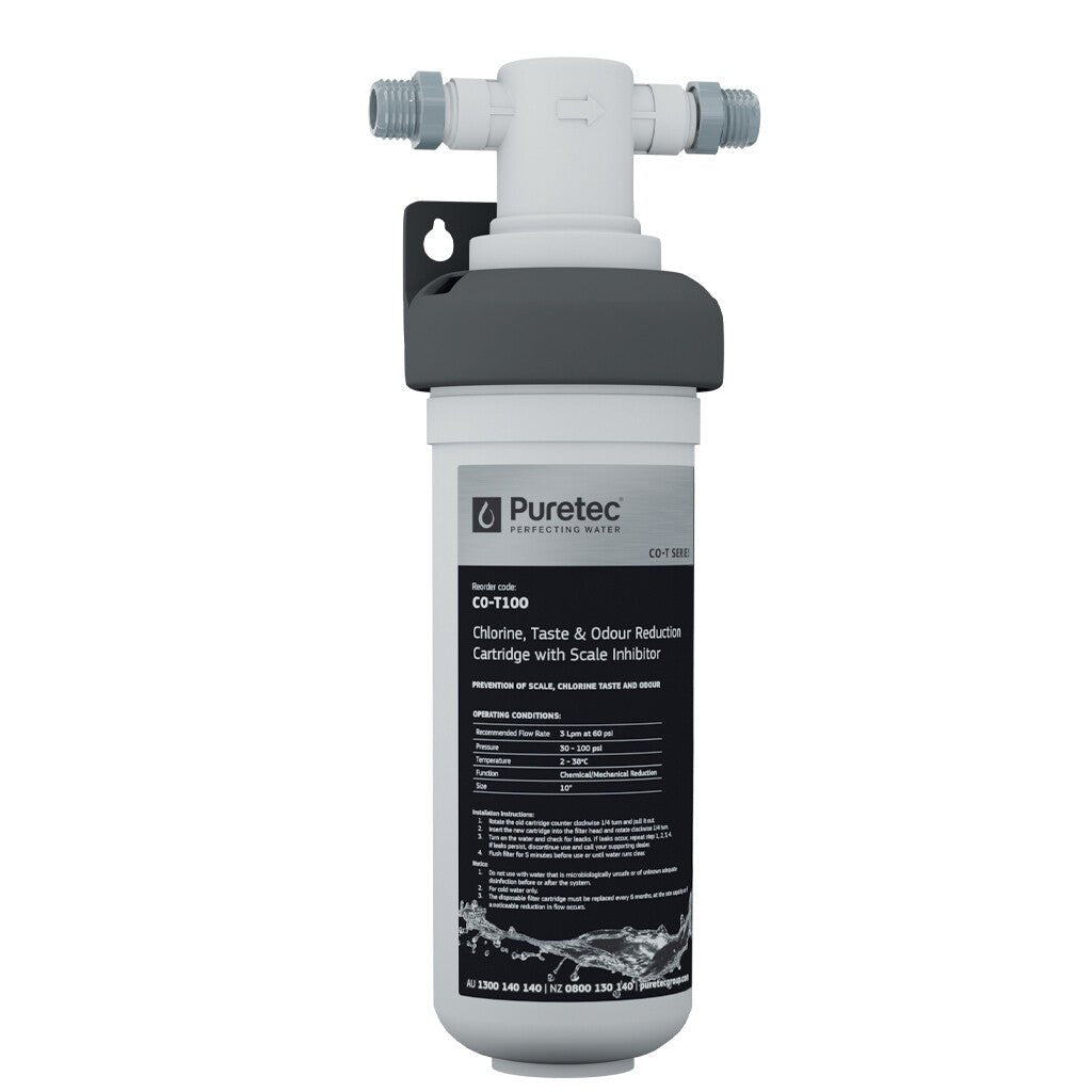 Puretec CO T100 K Replacement Water Filter Kit for Refrigerators – Clean, Fresh Drinking Water for Home & Office Use