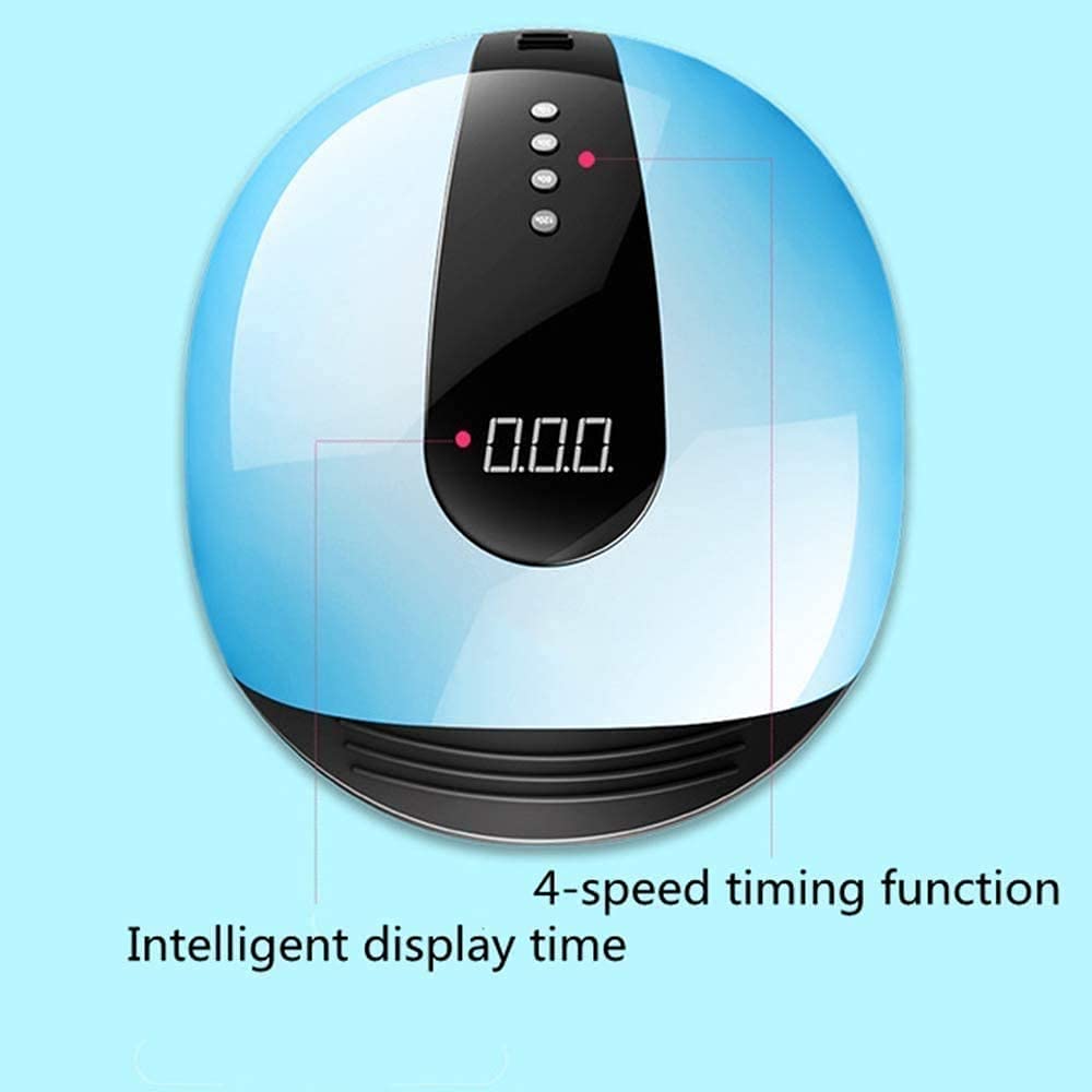 72W UV LED Nail Lamp for Gel Polish - Professional Nail Dryer with 4 Timer Settings, Curing Light for Gel Nails & Toes - Pink Nail Art Accessories (Perfect for Home Manicures, Salon Use & DIY Nail Designs)