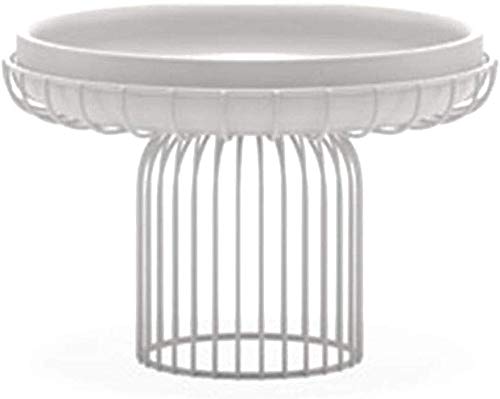 QTQHOME 3-Tier Fruit Basket - Stackable White Kitchen Organizer (19.2x13.2 Inch) for Fruits, Snacks & Countertop Storage - Perfect for Dining Room, Pantry & Small Space Organization