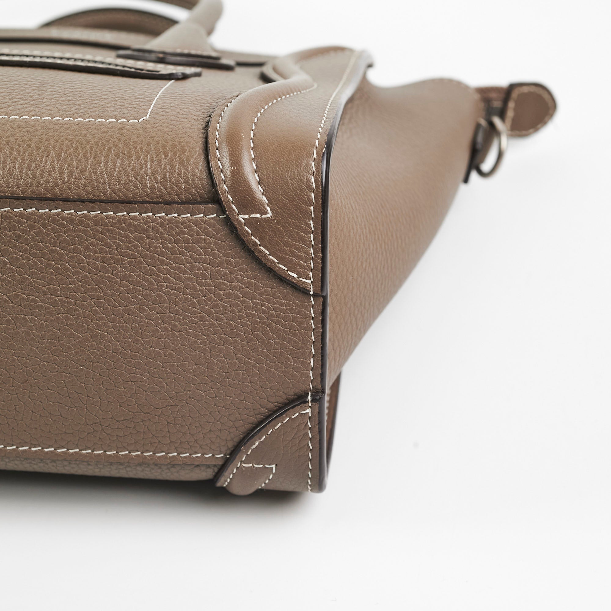 Celine Luggage Nano Handbag in Taupe - Stylish & Compact Crossbody Bag for Women | Perfect for Work, Travel & Everyday Use