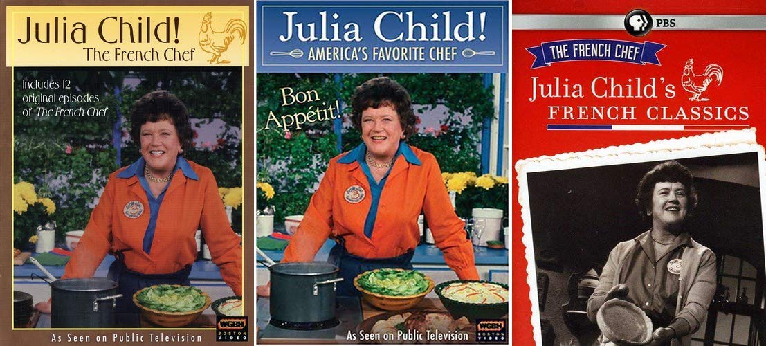 Julia Child's The French Chef Classic TV Cooking Series - 3 DVD Collection | Learn French Cuisine at Home | Perfect for Cooking Enthusiasts & Aspiring Chefs