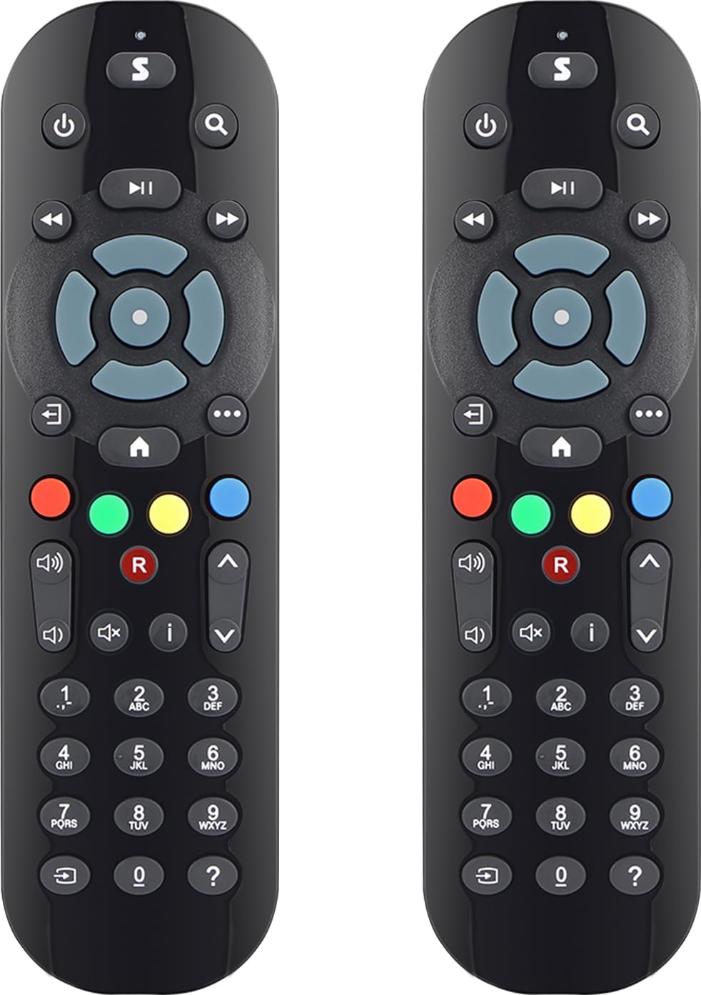 2-Pack Replacement Remote Control for Sky Q Box, Sky Q TV Box, Mini Box & Silver Box (Non-Touch, No Voice) - Perfect for Home Entertainment & Easy TV Navigation