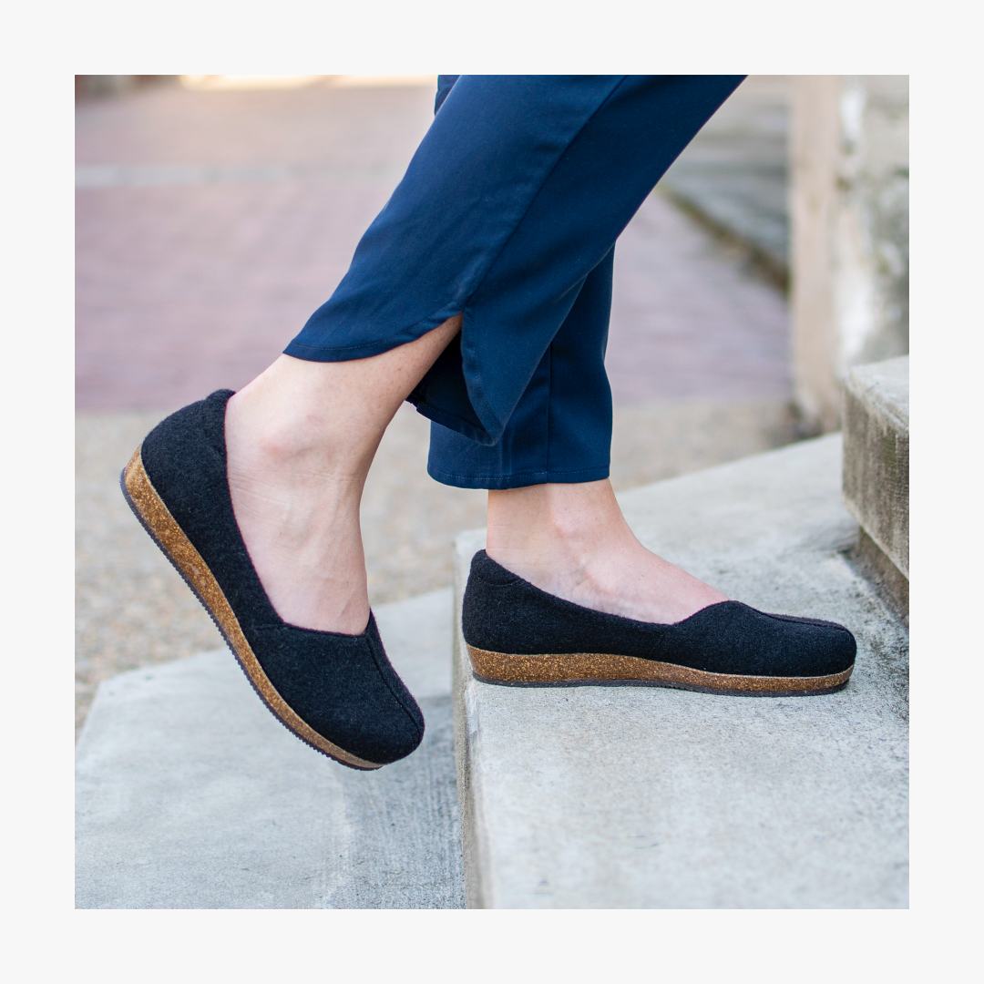 Women's Liesl Wool Skimmer Loafers - Comfortable Slip-On Shoes for Casual Wear, Office & Travel