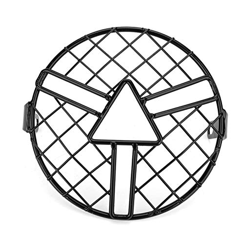 Aramox Motorcycle Headlight Grille Cover - Universal Headlight Guard Protector for CG125 GN125 - Durable Headlamp Grill for Off-Road Riding & Night Protection