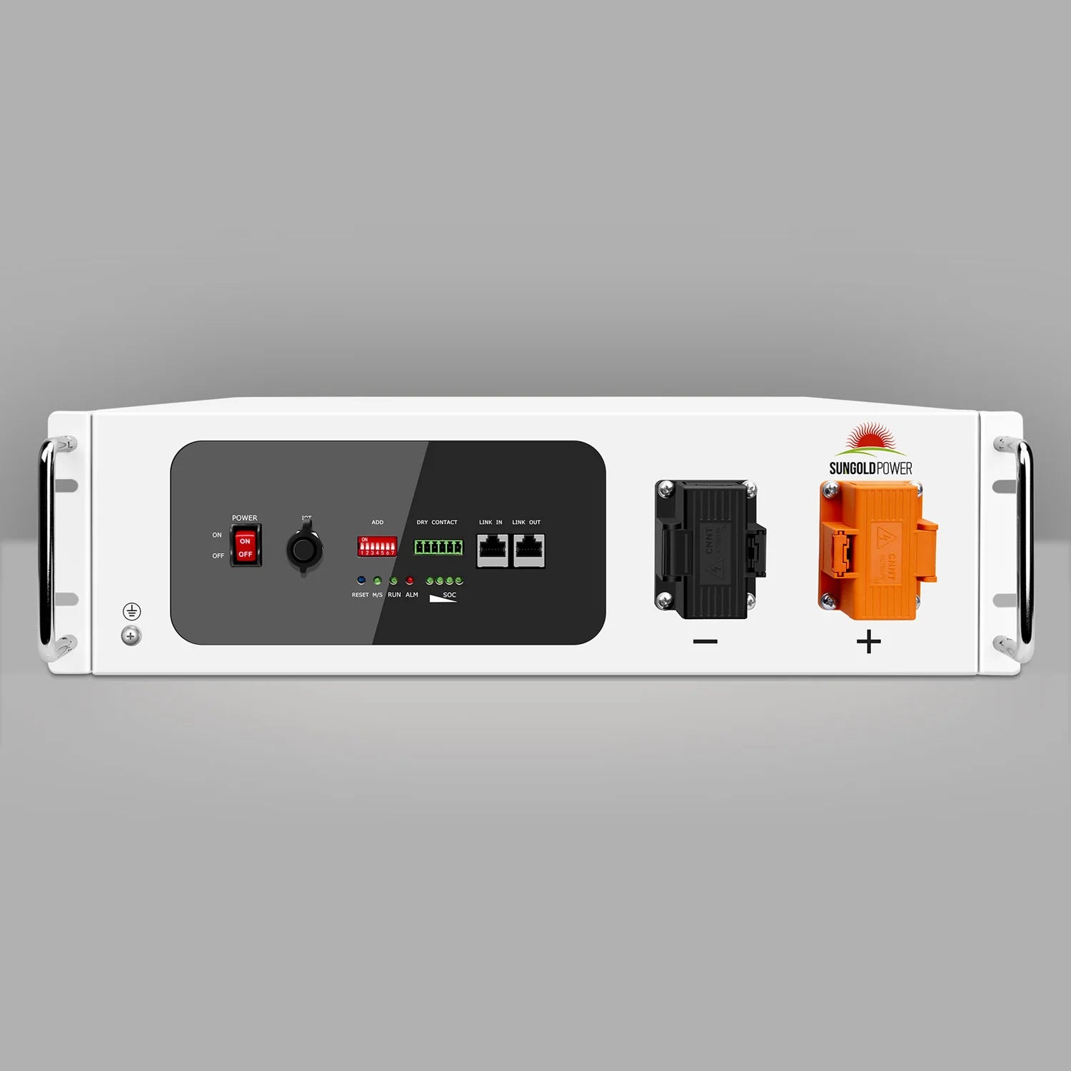 SunGoldPower 48V 100AH Server Rack Lithium Battery with Self-Heating LiFePO4 Technology - Perfect for Solar Energy Storage, Off-Grid Power Systems, and Data Center Backup Power
