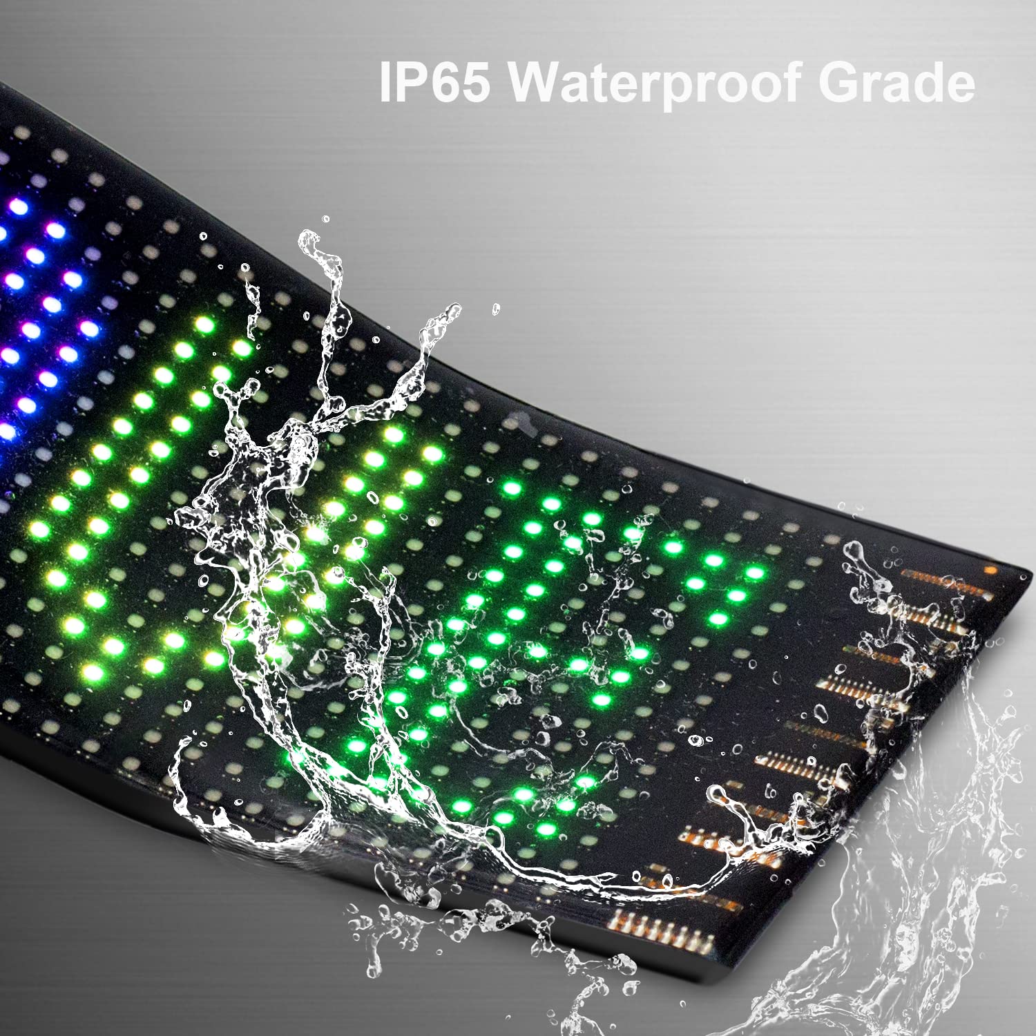 Programmable LED Scrolling Sign - 5V USB Powered, APP Controlled DIY Text & Pattern Display - 6.69x2.75