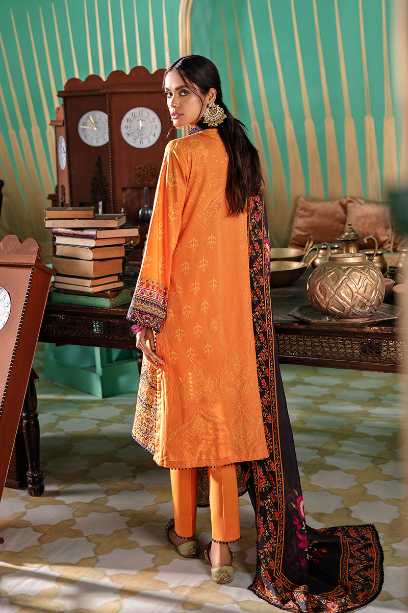 Premium 3-Piece Digital Printed Lawn Suit Set - Floral Design, Soft & Breathable Fabric - Perfect for Casual Wear, Parties & Special Occasions