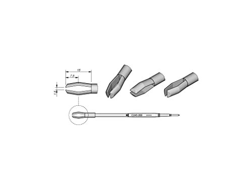 JBC C245268 Cartridge Pin/Wire 1.5mm - Replacement Soldering Tip for JBC Soldering Stations | Perfect for Electronics Repair and PCB Work