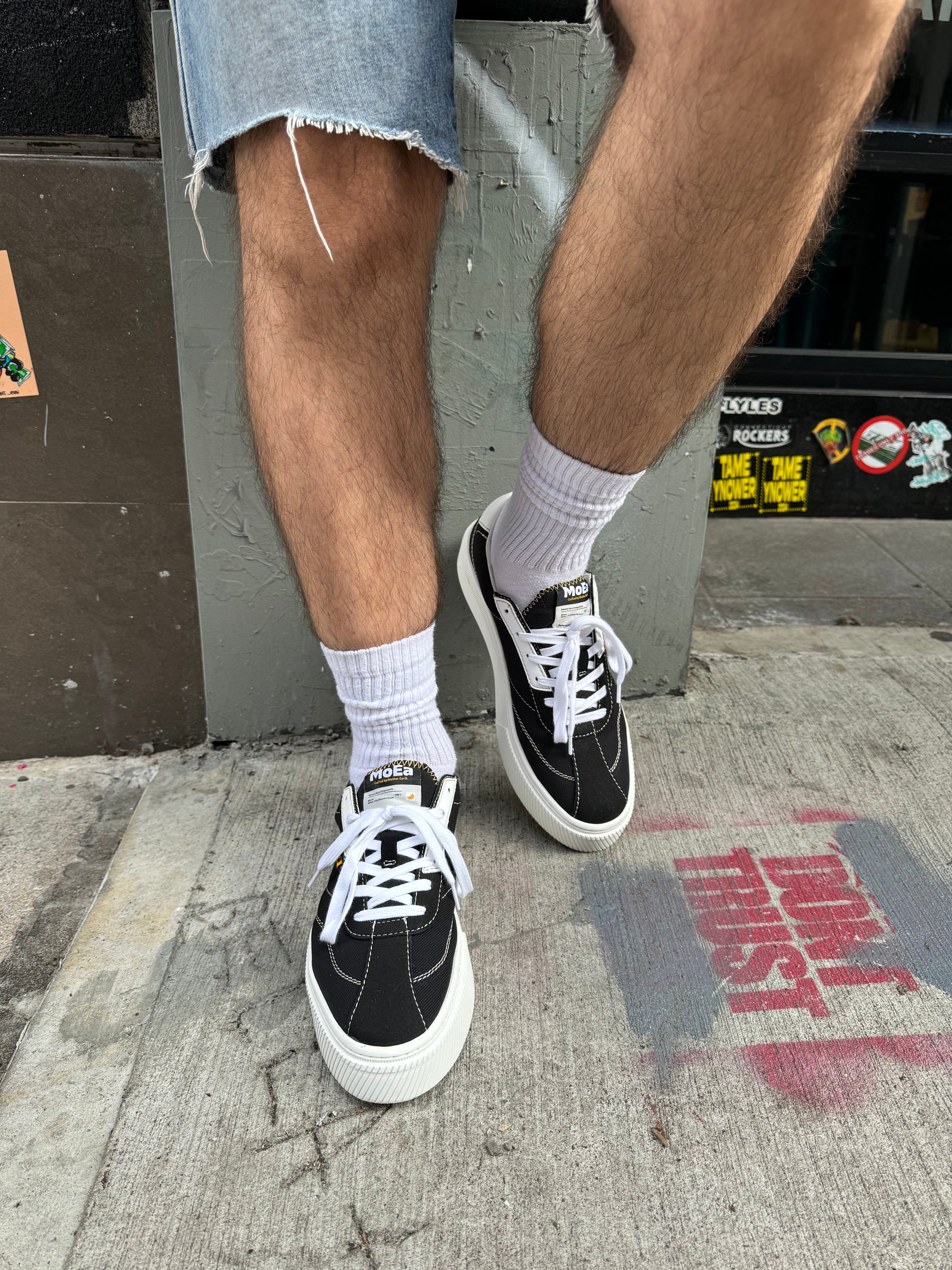 MoEa GEN4 Black Banana Sneakers - Trendy Comfortable Running Shoes for Men & Women - Perfect for Gym, Workouts, and Casual Wear