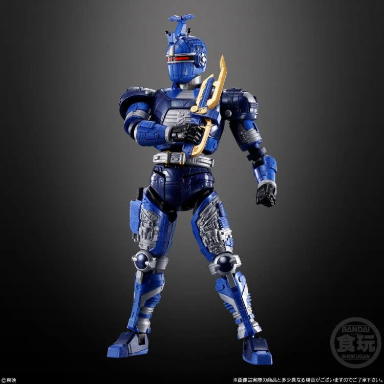 Bandai Shokugan Modeling Project SMP Juukou B-Fighter (Big Bad Beetleborgs) Blue Beet Model Kit – Build & Display Anime Robot Action Figure for Collectors & Fans