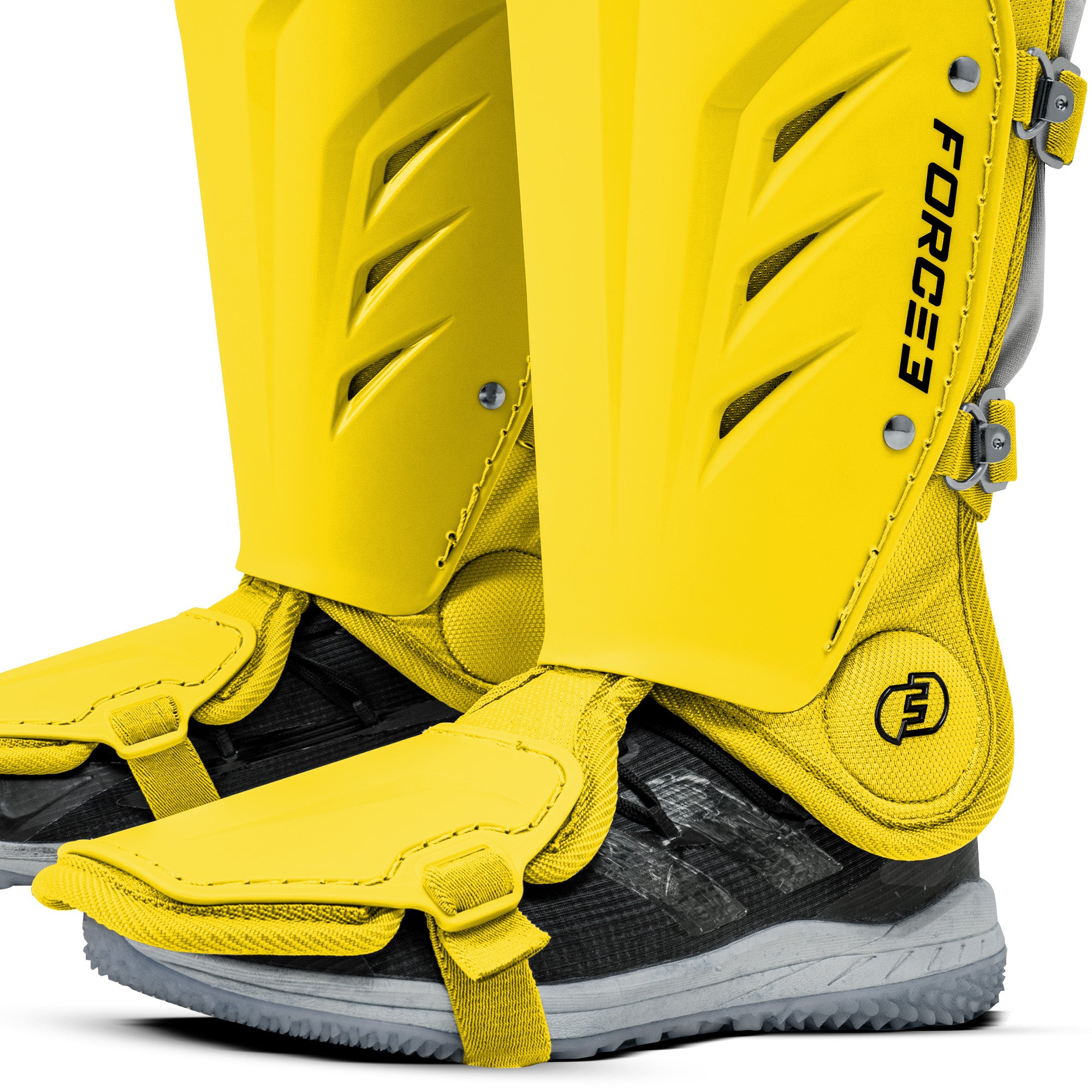 FORCE3 XS3® Pro Leg Guards for Adults - Baseball & Softball Protective Gear - Perfect for Catchers, Umpires & Players