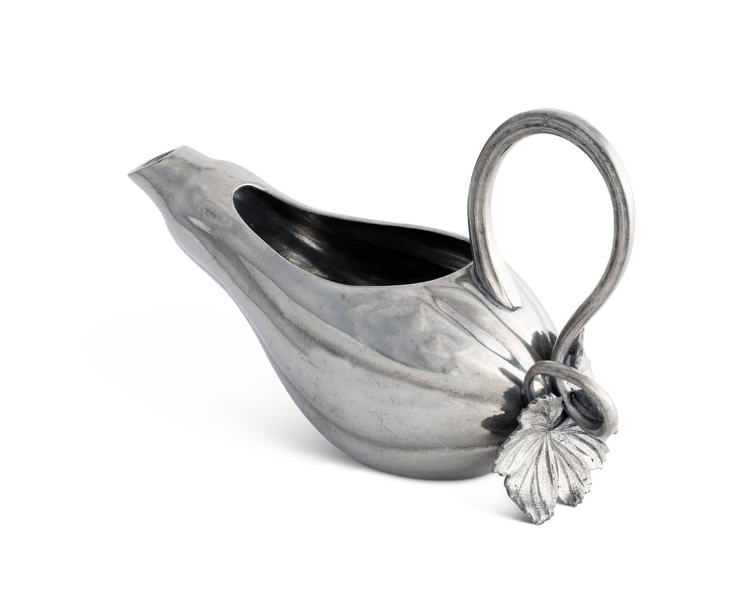Premium Ceramic Gourd Gravy Boat - Elegant Sauce Pourer for Thanksgiving, Holiday Dinners & Special Occasions - Perfect for Gravy, Syrup & Dressings