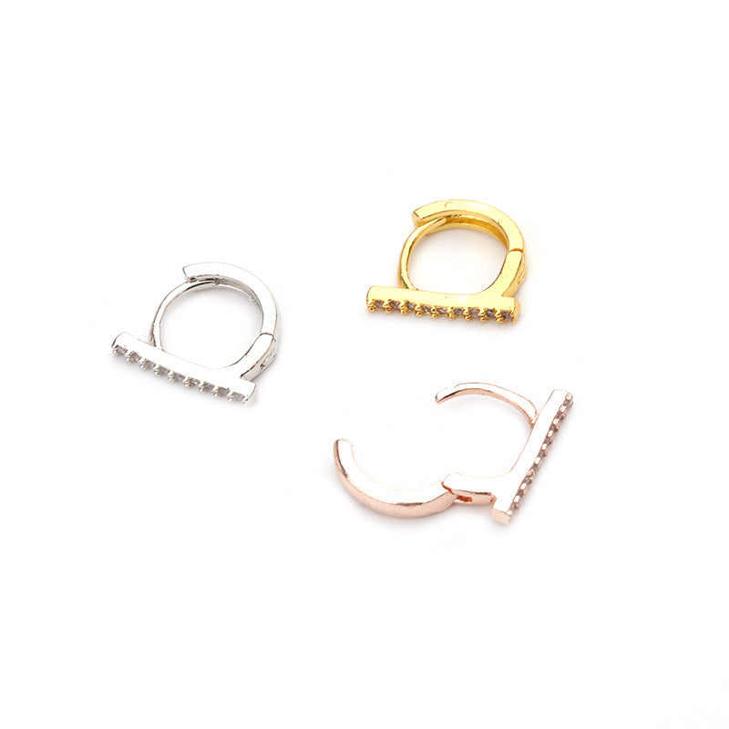 18K Gold Cartilage Hoop Earrings & Minimalist Silver Wrap Earrings - HSPJ1913 | Dainty Everyday Jewelry for Women, Perfect for Work & Date Night