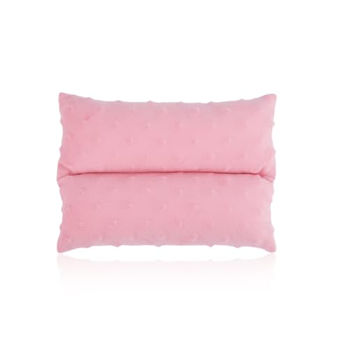 2 Rows-Minky Dot Coral