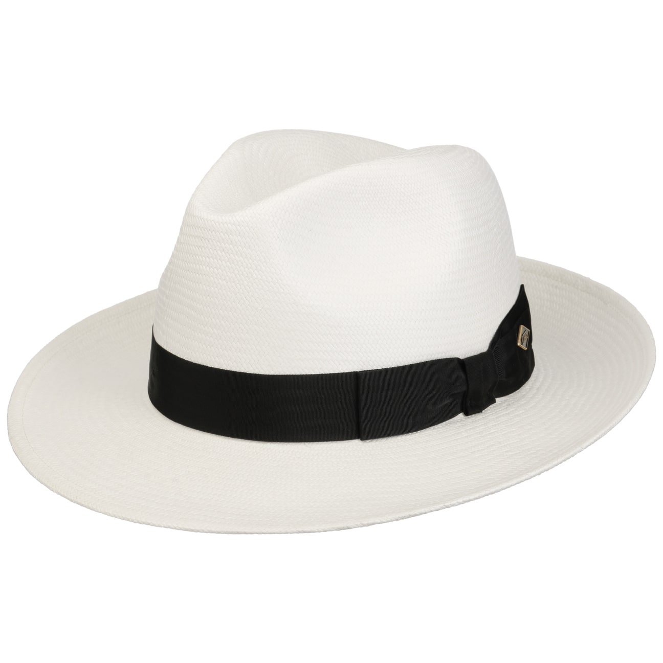 JJ Hats Fedora Panama Hat 7/8 Size - Classic Summer Straw Hat for Men & Women, Perfect for Beach, Outdoor, and Casual Wear