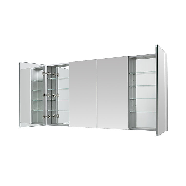 Aquadom Royale 72x36 Inch Bathroom Medicine Cabinet with Mirror - Rustproof & Spacious Storage for Bath Essentials, Perfect for Modern Homes & Renovations