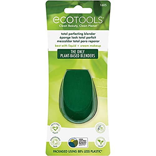 Ecotools Perfecting Blender Makeup Sponge for Liquid & Cream Foundation - Flawless Blending for Everyday Makeup Application