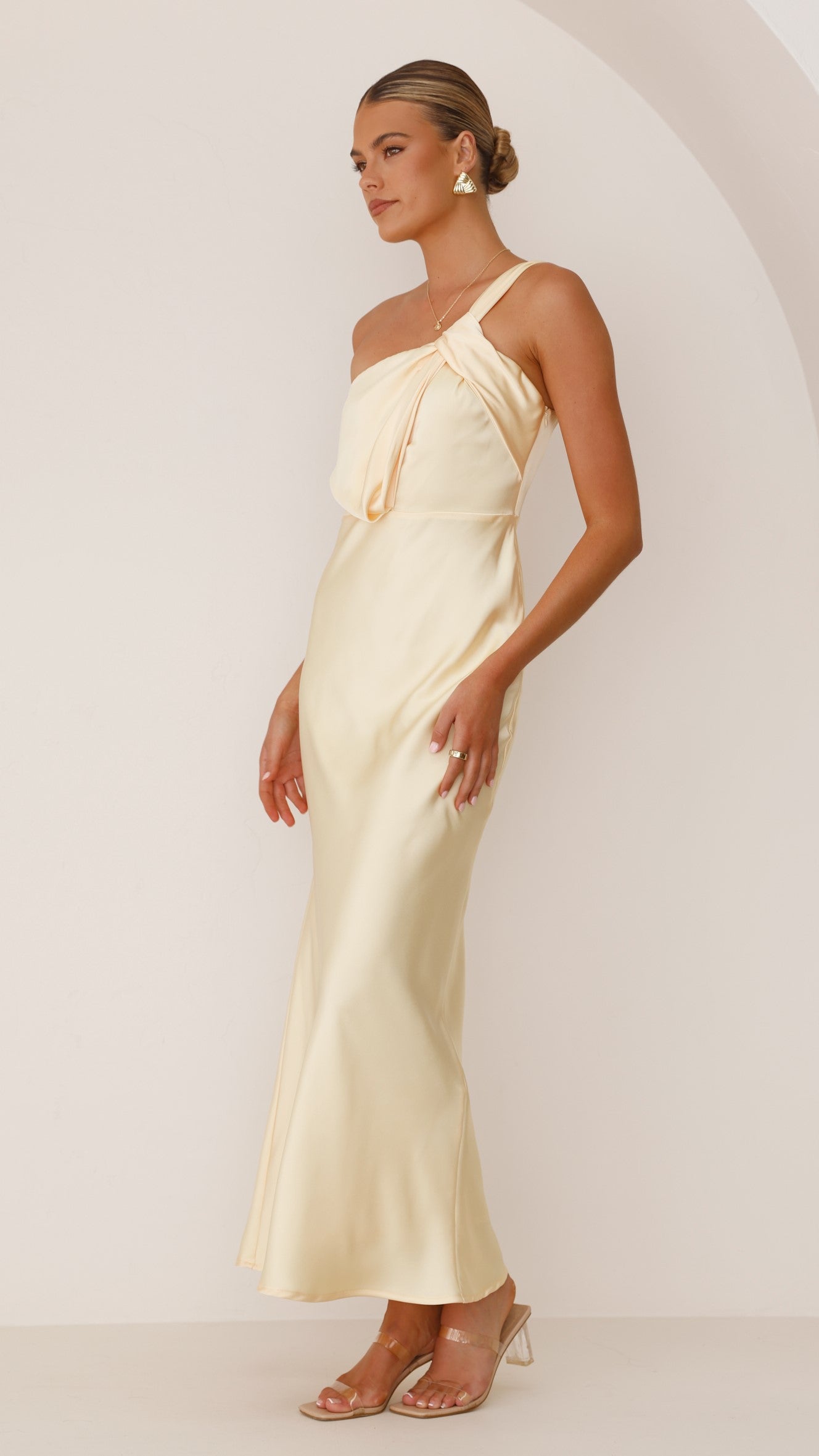 Greta Maxi Dress in Yellow - Flowy Long Summer Dress for Women, Perfect for Beach, Vacation & Casual Outings