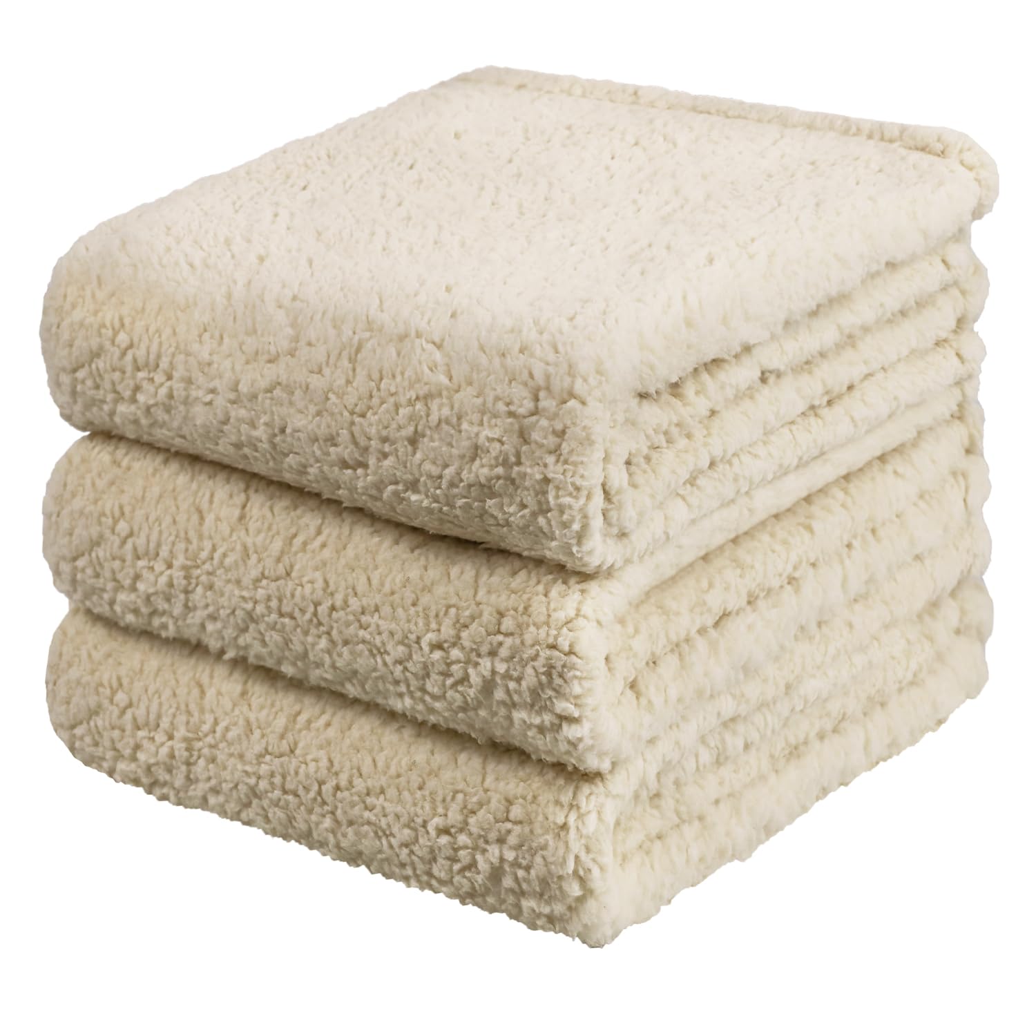 Premium Sherpa Dog Blankets - Super Soft Puppy Blankets for Small Dogs & Cats - Washable Fleece Pet Blanket for Bed, Couch & Car (24