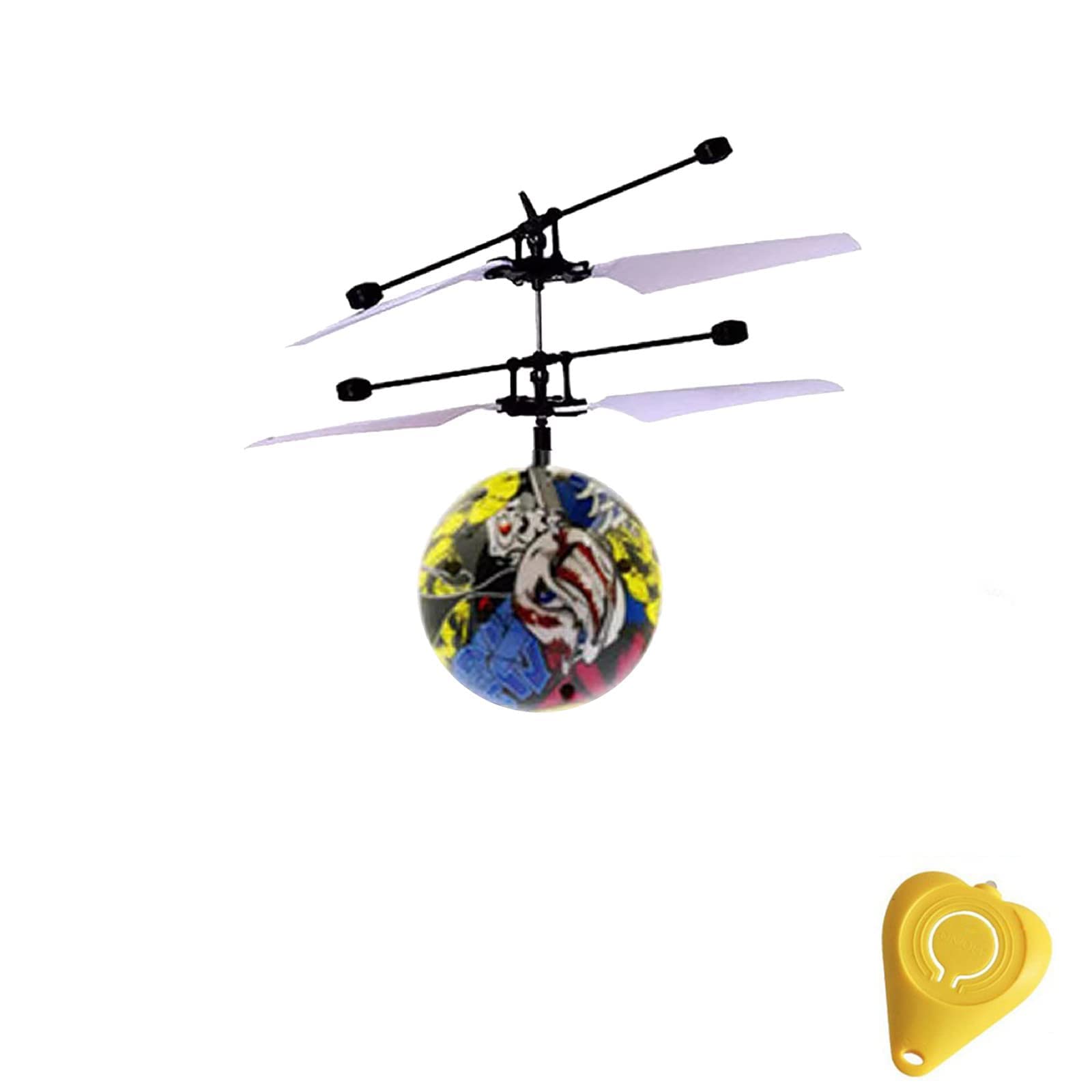 Hand Operated Flying Ball Toy - Interactive Infrared Induction Drone with LED Lights for Kids & Adults | Indoor/Outdoor Flying Game for Boys & Girls | Perfect for Birthday Gifts, Backyard Play & Family Fun
