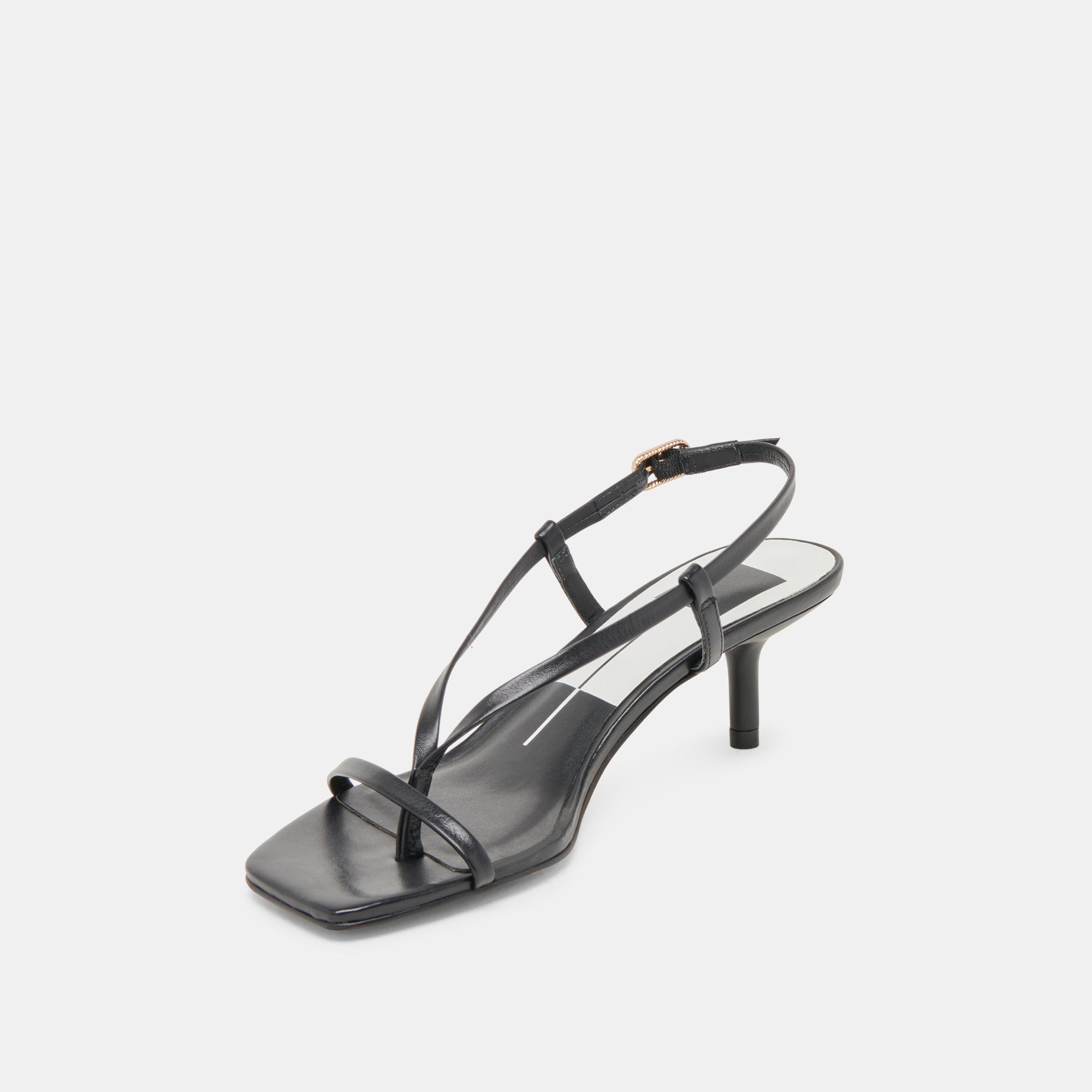 LAURY Black Leather Heels for Women - Elegant High Heel Shoes for Party, Wedding & Office Wear - Comfortable & Stylish Dress Shoes