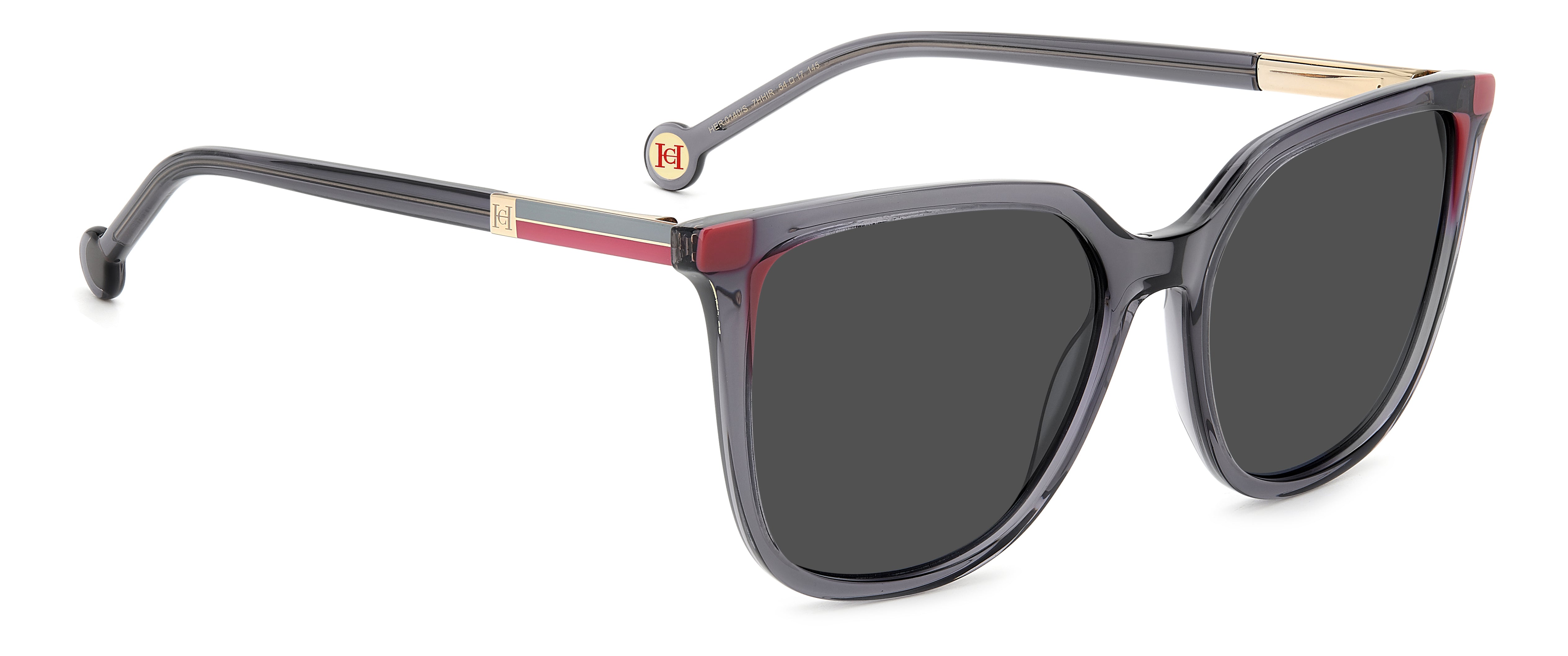 Carolina Herrera HER 0140/S Sunglasses - Luxury Designer Shades for Women - UV Protection & Polarized Lenses - Perfect for Driving, Beach & Outdoor Activities