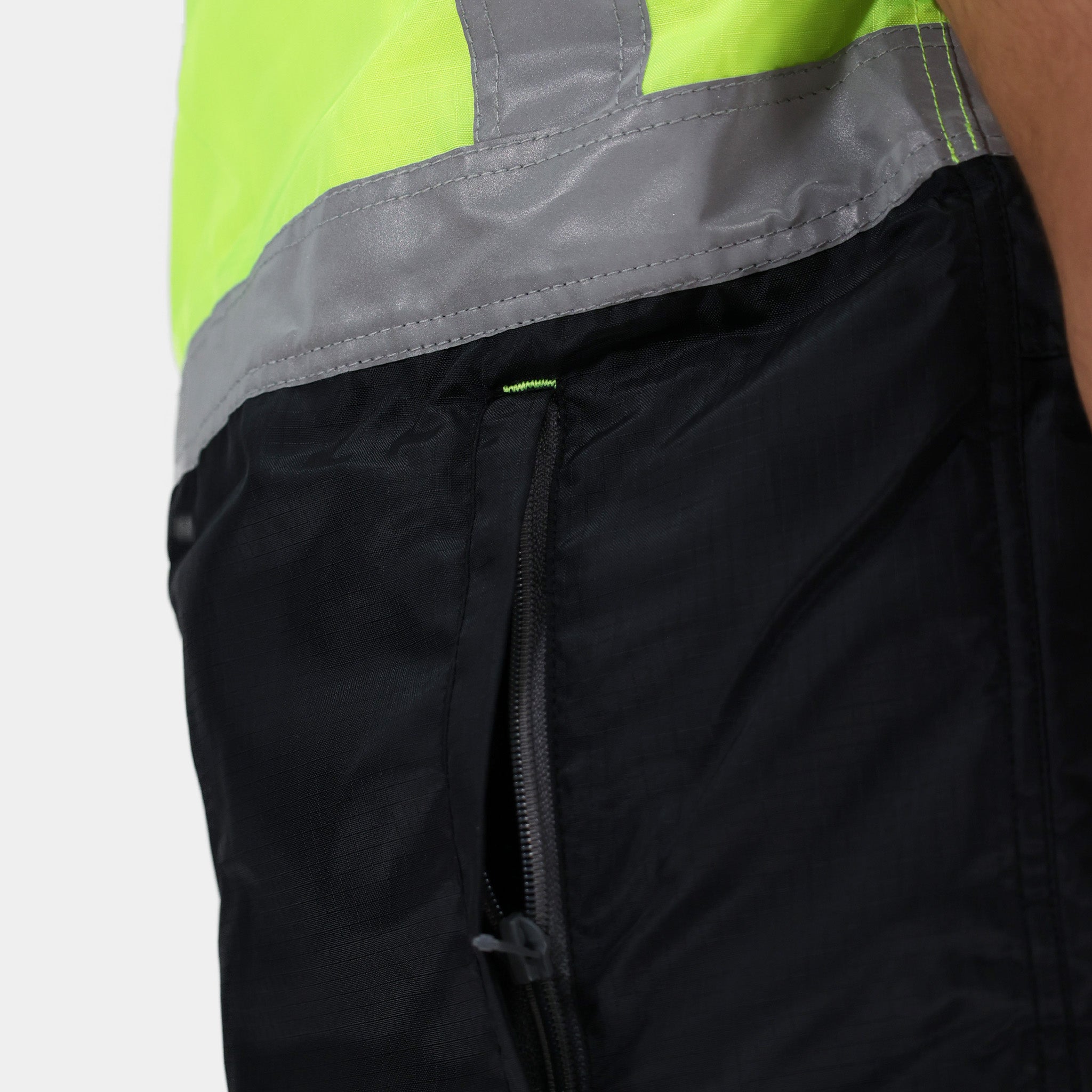 High Visibility Reflex Safety Vest - Yellow Reflective Work Vest for Construction, Running & Cycling | ANSI Certified for Outdoor Safety Gear
