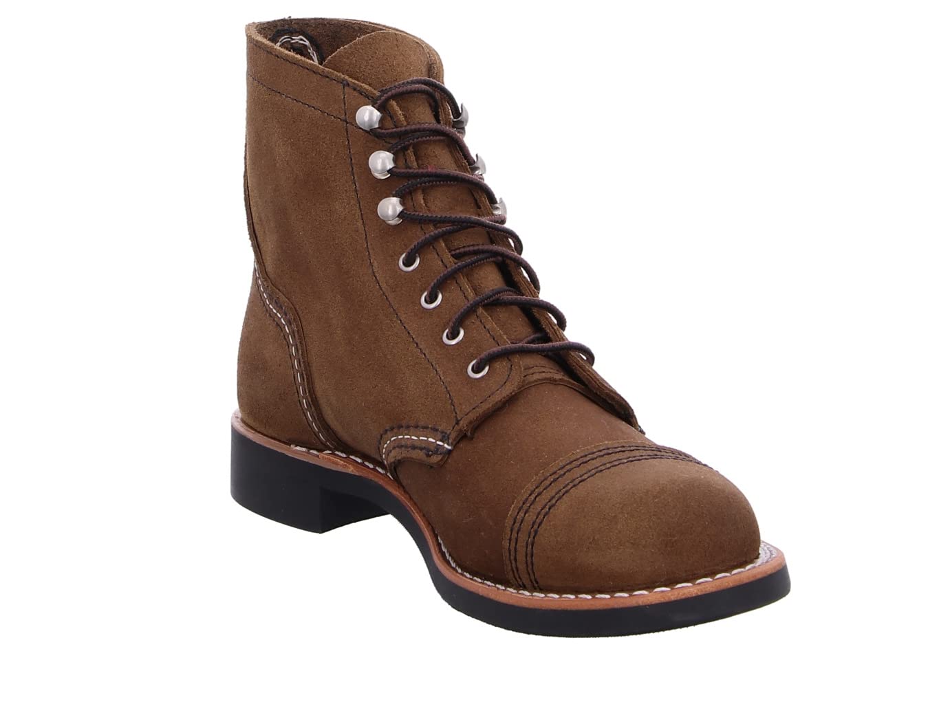 Red Wing Women's Iron Ranger Suede Leather Clove Boots Size 9.5 US - Comfortable & Stylish Ankle Boots for Outdoor, Hiking & Casual Wear
