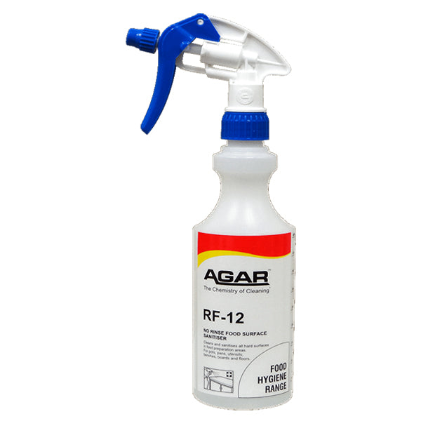 RF12 No Rinse Food Grade Sanitizer Concentrate - Professional Kitchen, Restaurant & Food Processing Sanitation Solution