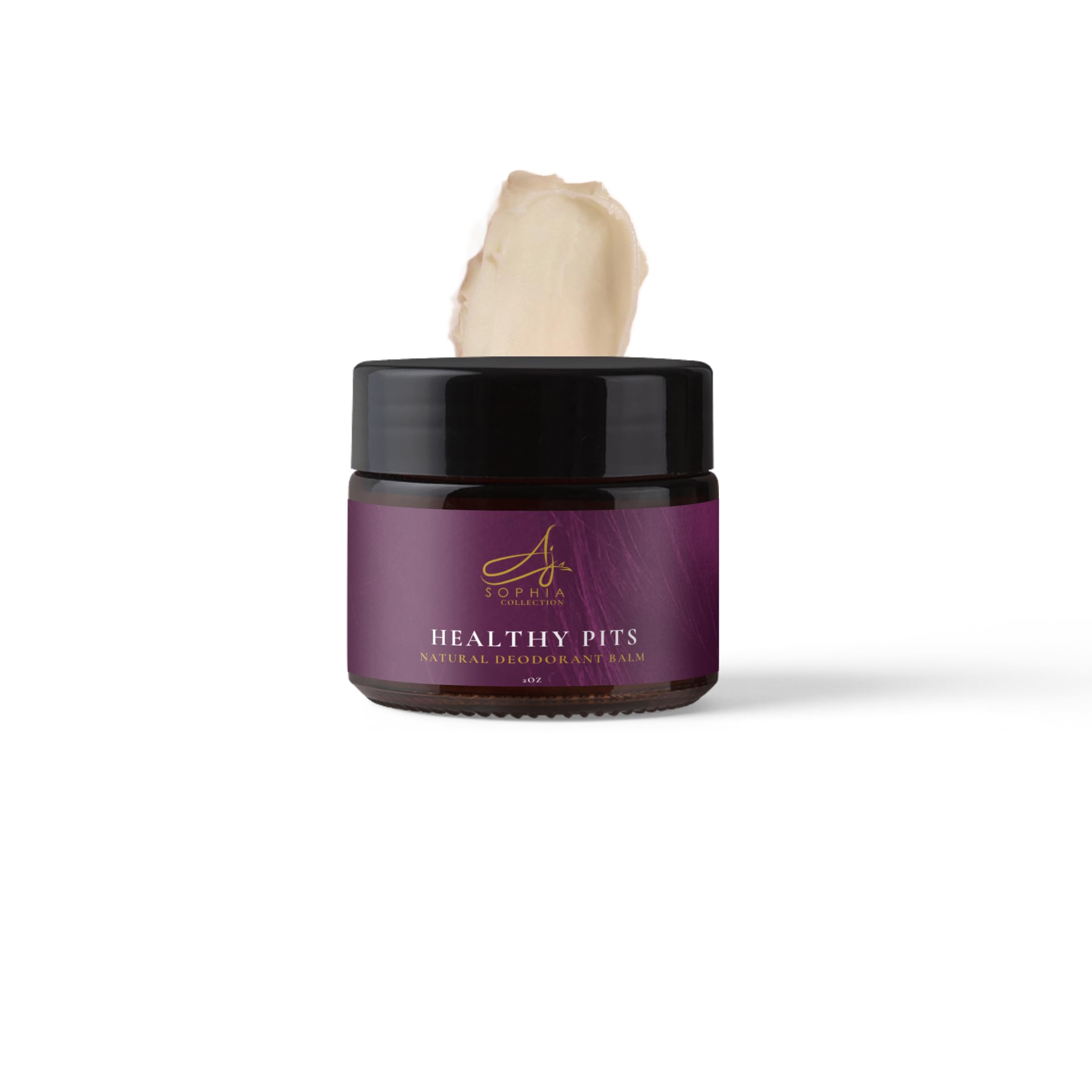 Healthy Pitts Natural Deodorant Balm - Aluminum Free, Organic & Vegan for Sensitive Skin | Fresh All Day Protection for Workouts & Outdoor Activities
