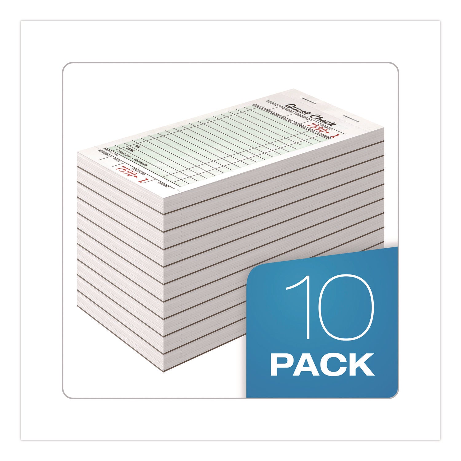 Adams® One Part Guest Check Pad - 3.4