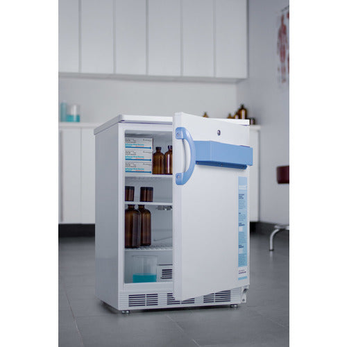 Accucold 24-Inch Wide Built-In Under Counter Auto Defrost Medical Refrigerator - FF7LWBIMED2 | Perfect for Labs, Pharmacies & Healthcare Facilities